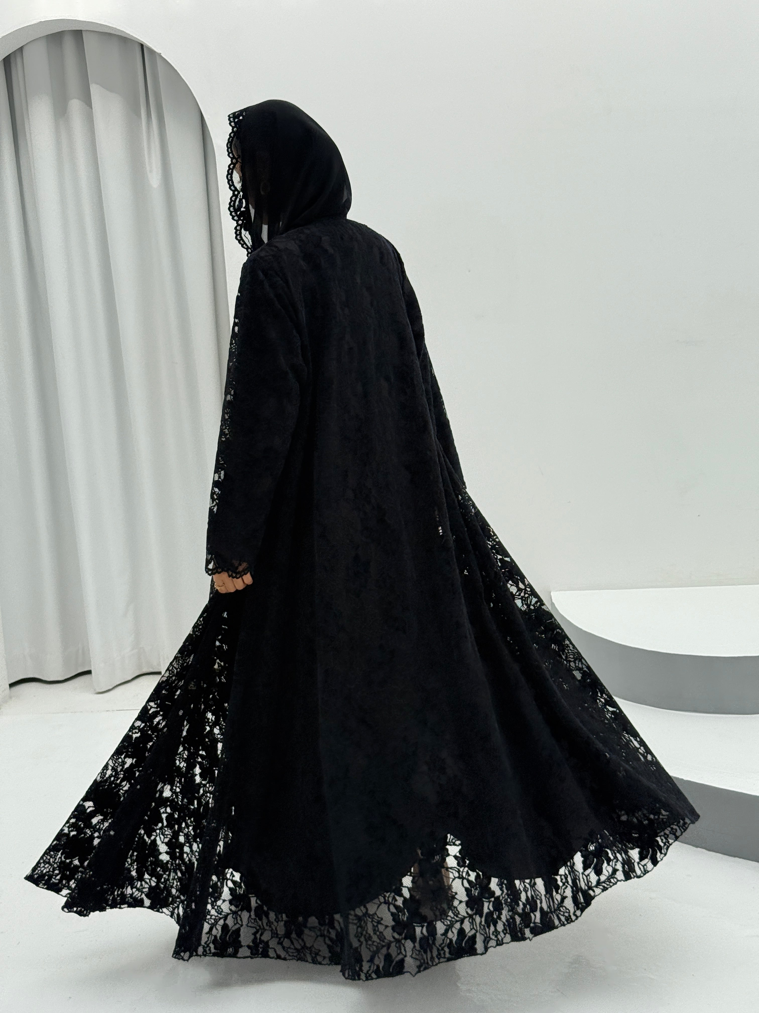 Winter Night Velvet Abaya - Contessa Collection
