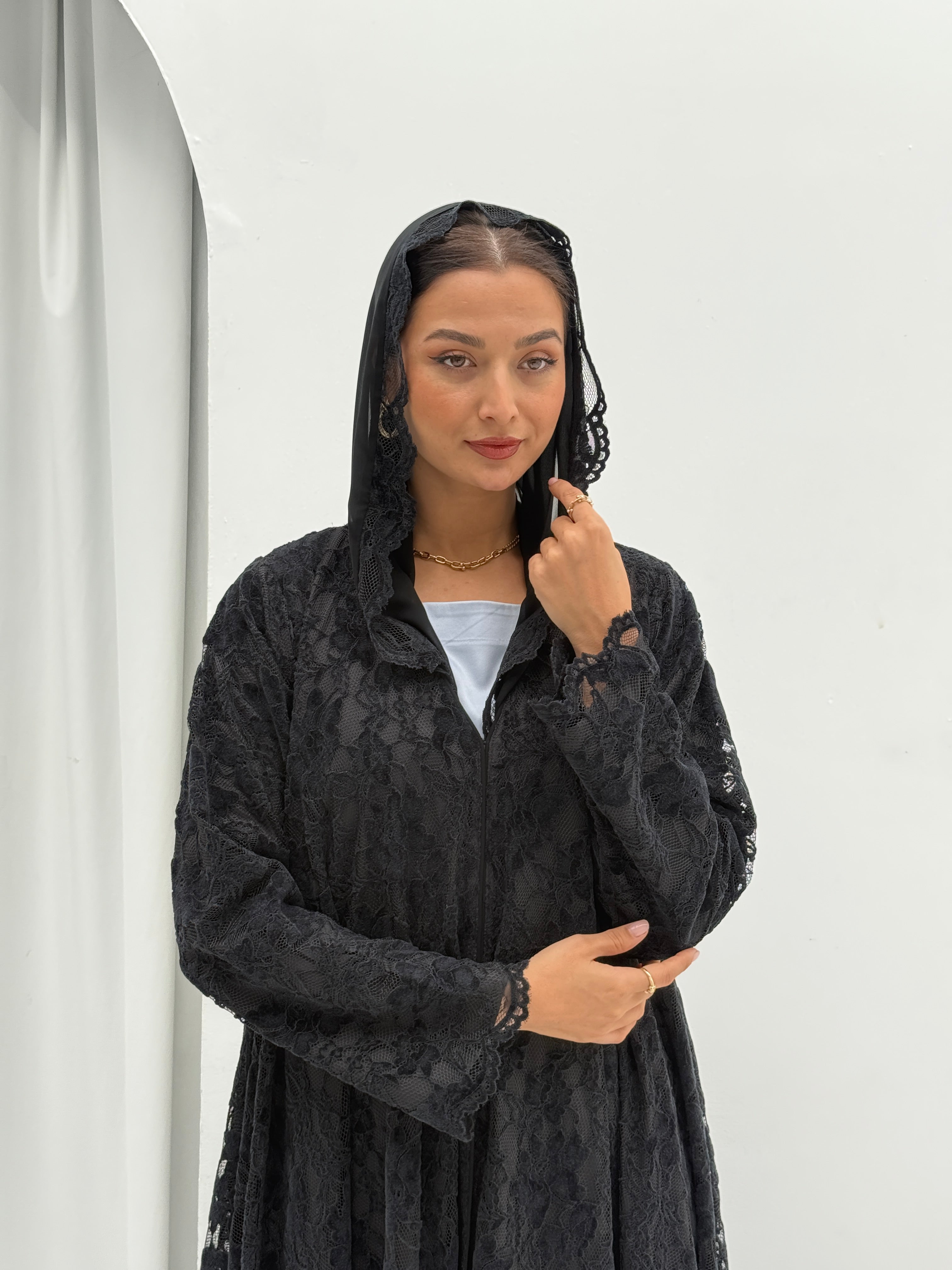 Winter Night Velvet Abaya - Contessa Collection