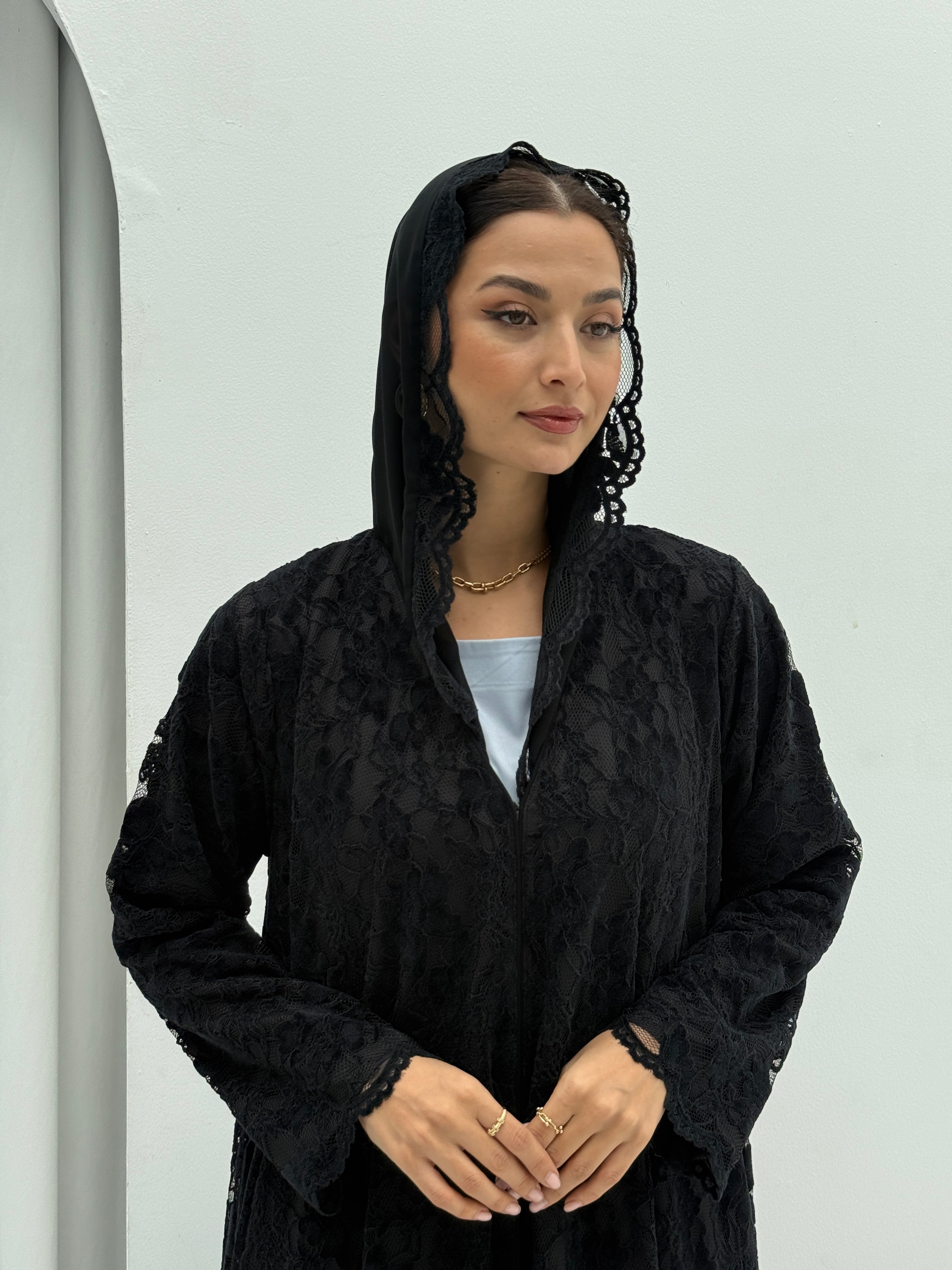 Winter Night Velvet Abaya - Contessa Collection