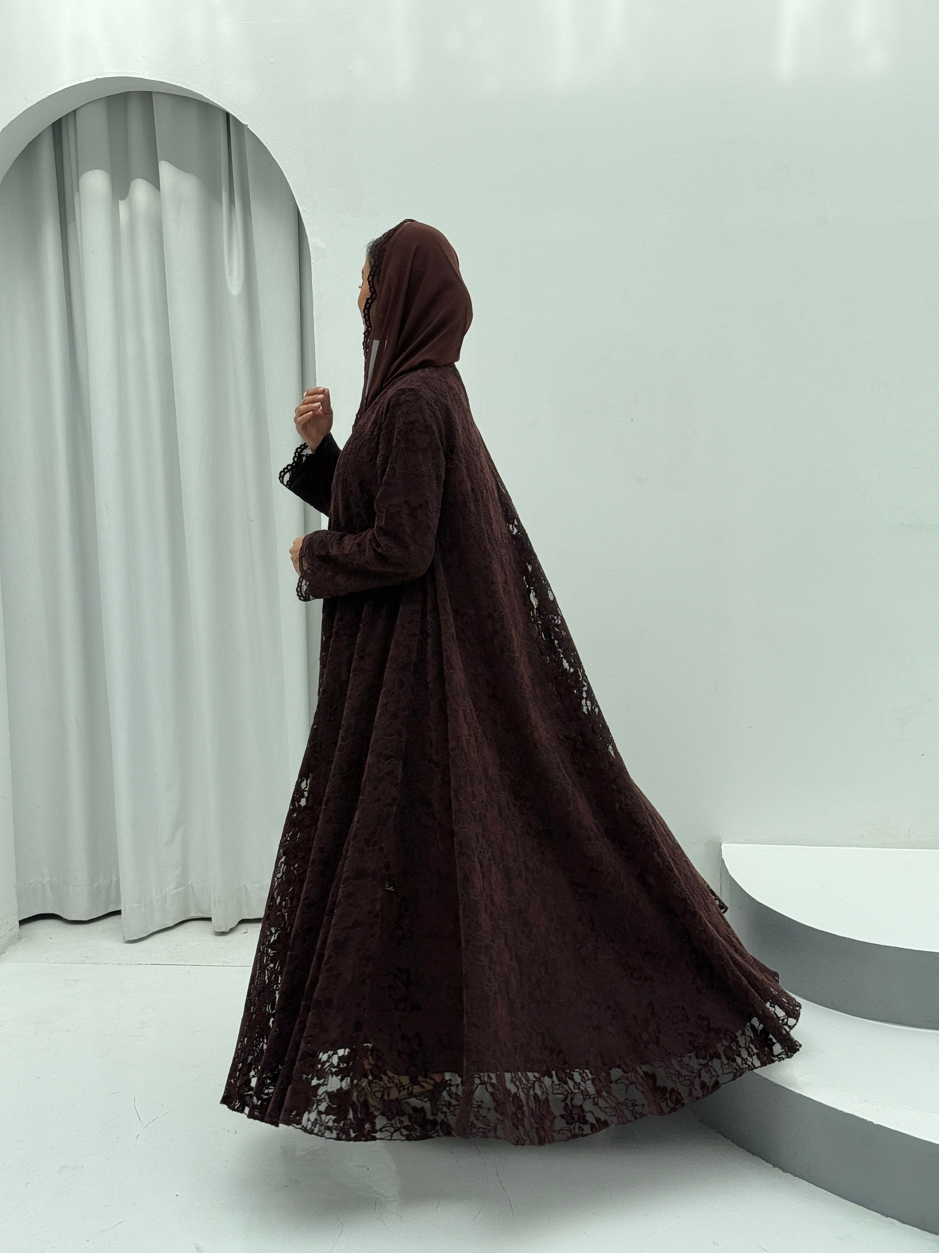 Winter Night Velvet Abaya - Contessa Collection