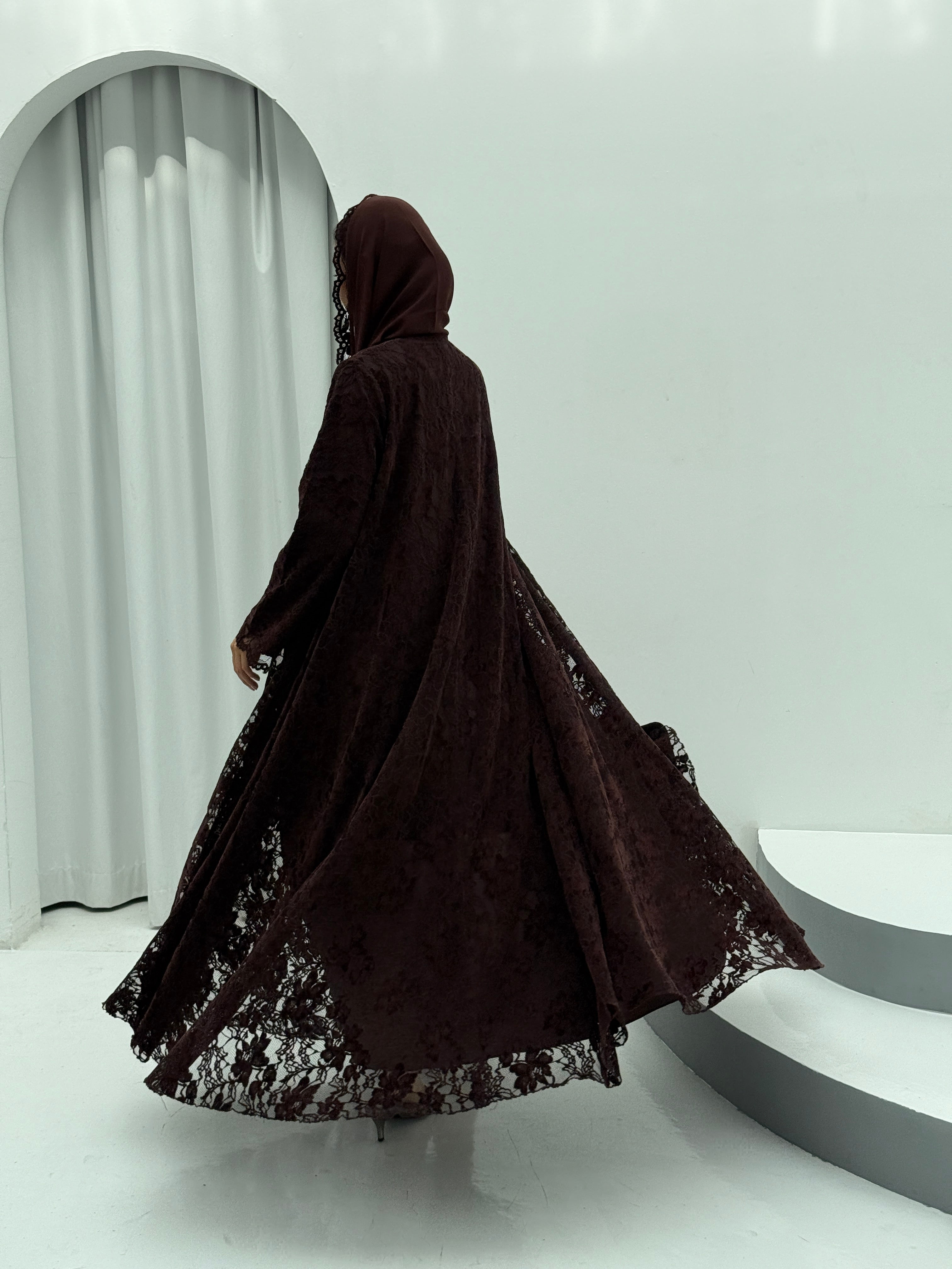Winter Night Velvet Abaya - Contessa Collection