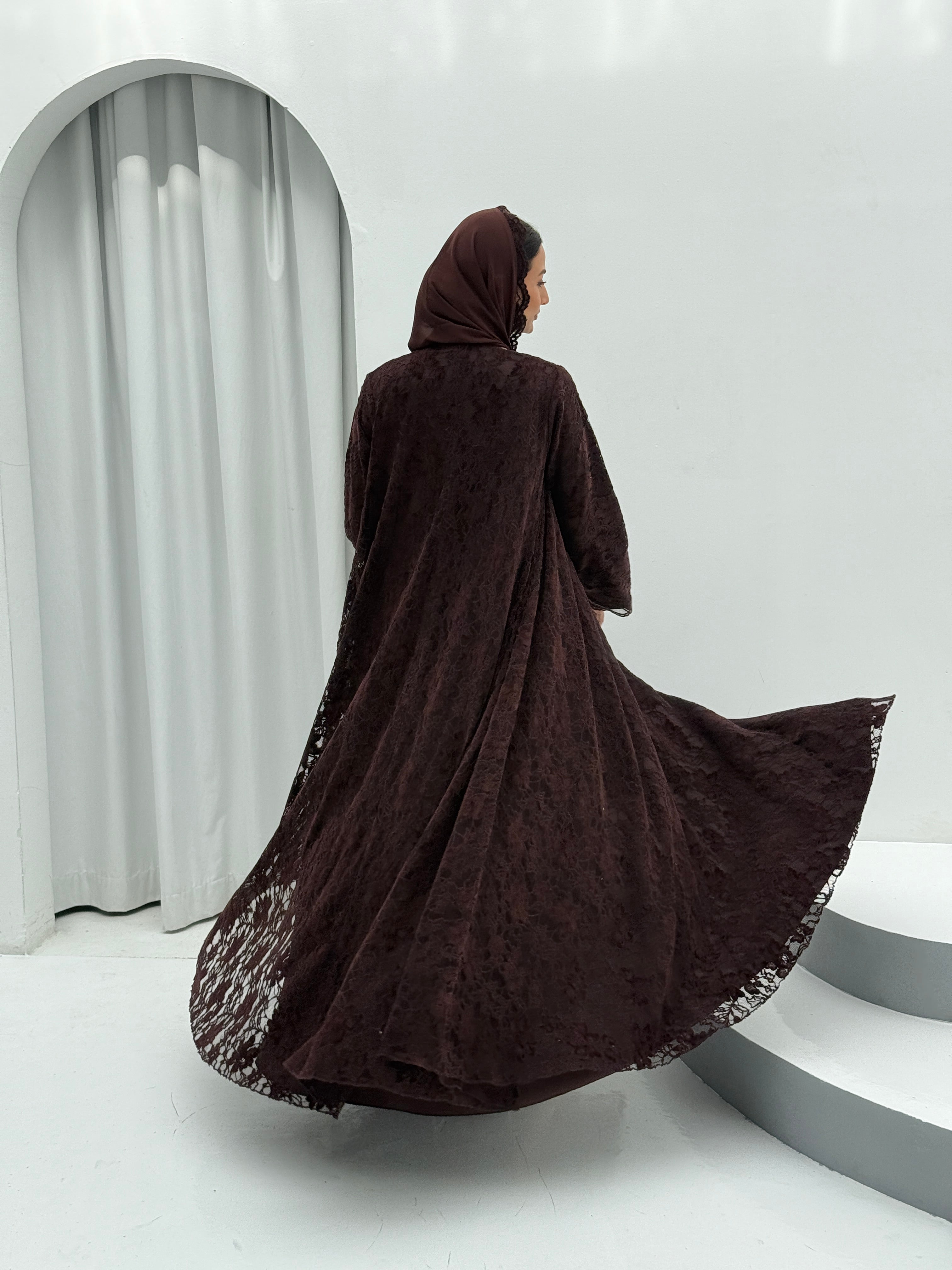 Winter Night Velvet Abaya - Contessa Collection
