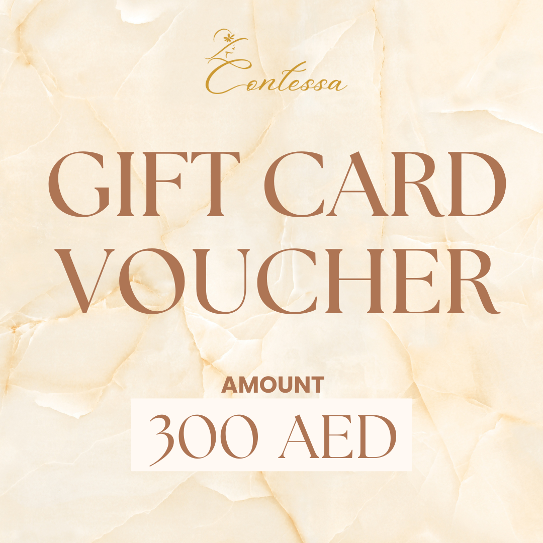 Contessa Collection 300 AED gift card voucher for abaya gift card UAE
