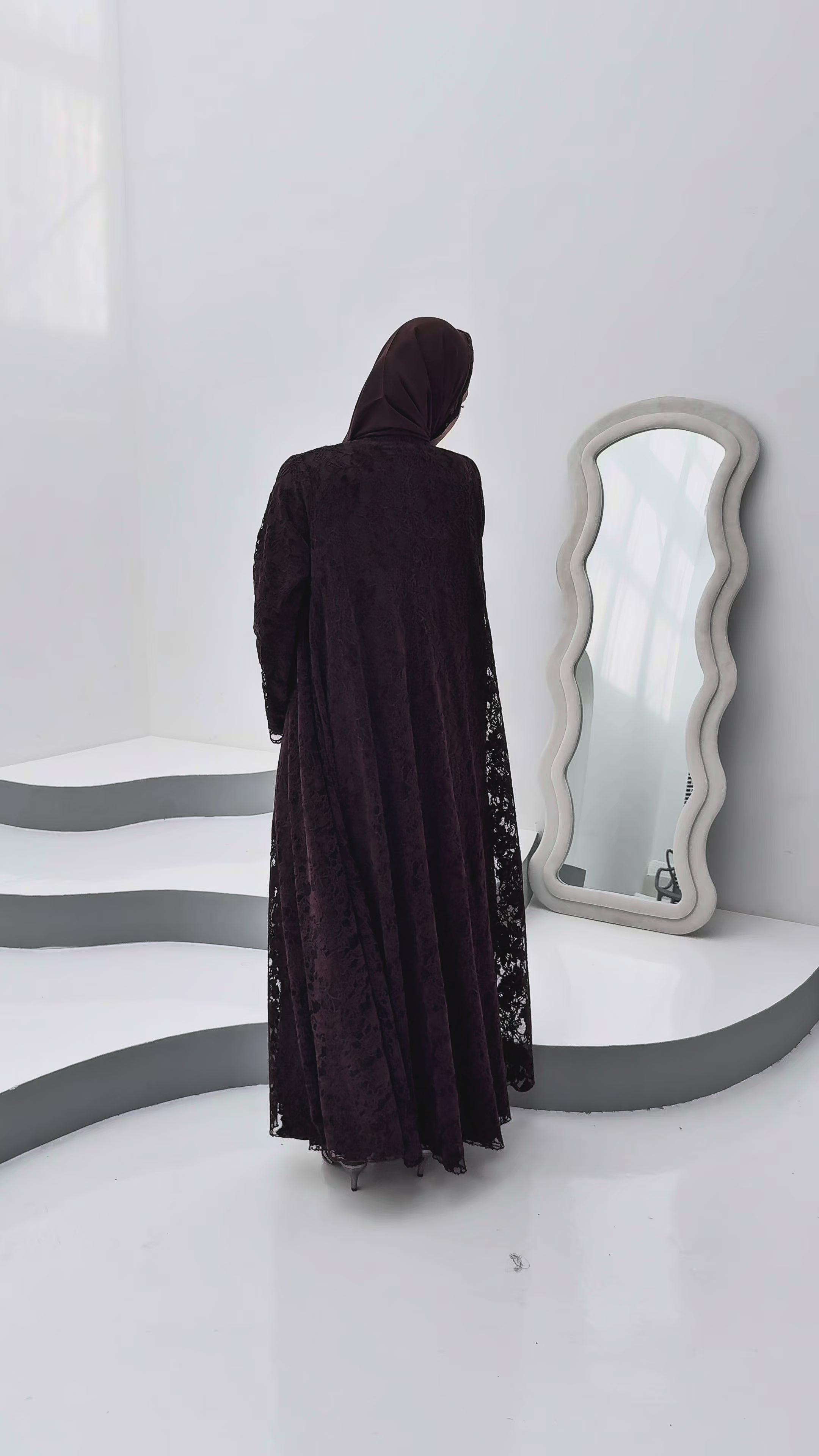 Winter Night Velvet Abaya