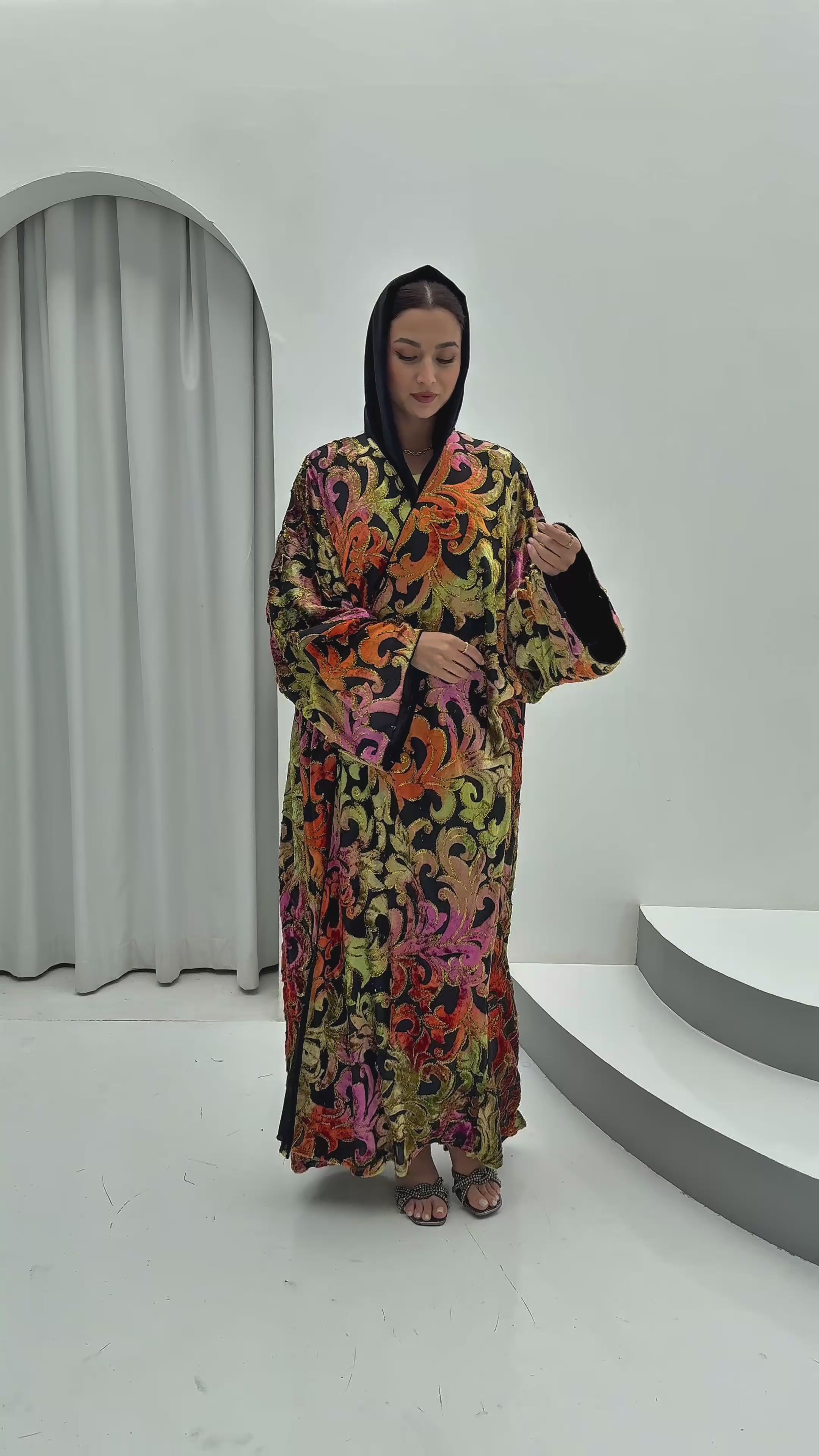 Winter Breaths Velvet Abaya
