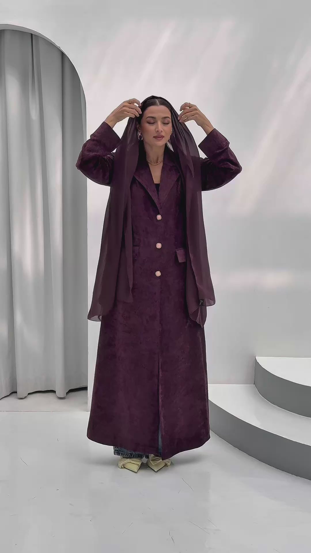 Winter Elegance Abaya