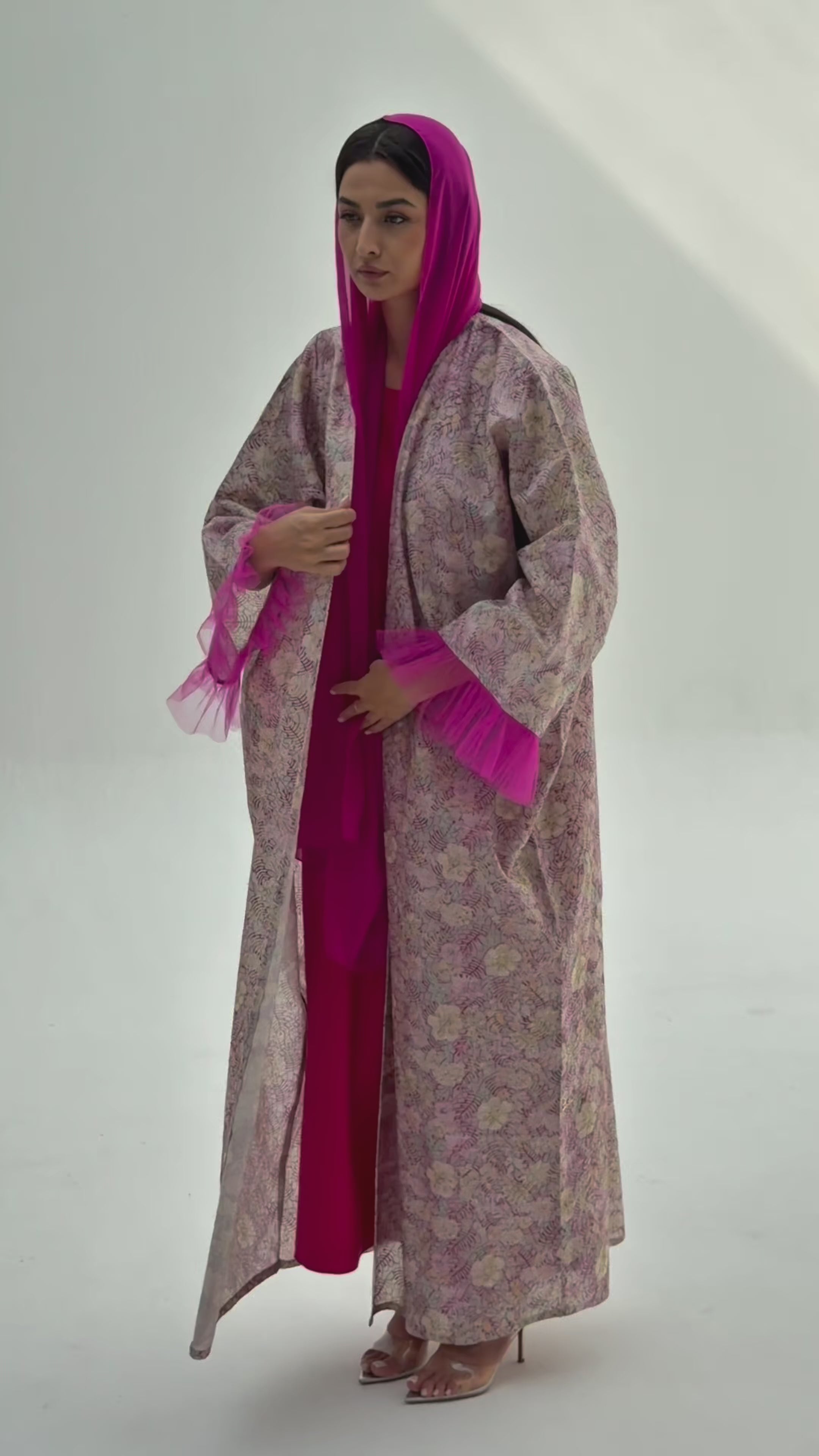 Ruffle  ( Abaya & under abaya dress with Sheila )